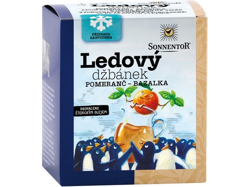 [SMART12398] Ľadový džbán pomaranč - bazalka, ochutená bylinkový čaj s ovocím BIO 40 g SONNENTOR