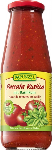 [SMART14181] BIO passata drvené paradajky s bazalkou 680 g RAPUNZEL