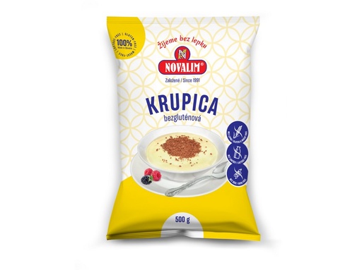 [VPSMART6483] Bezlepková krupica v prášku 500 g NOVALIM