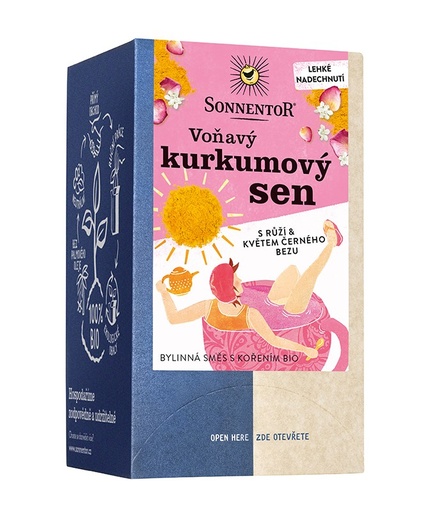 [SMART7600] Voňavá bylinná zmes Kurkuma sen s organickým korením 36 g SONNENTOR