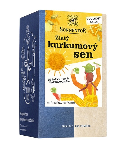 [SMART7602] Zlatý kurkumový sen BIO 36 g SONNENTOR