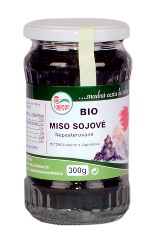 [VP01273] Miso sójové Bio 300g SUNFOOD 300 g SUNFOOD
