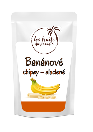 [851-1] Sladené banánové lupienky BIO 1 kg LES FRUITS DU PARADIS