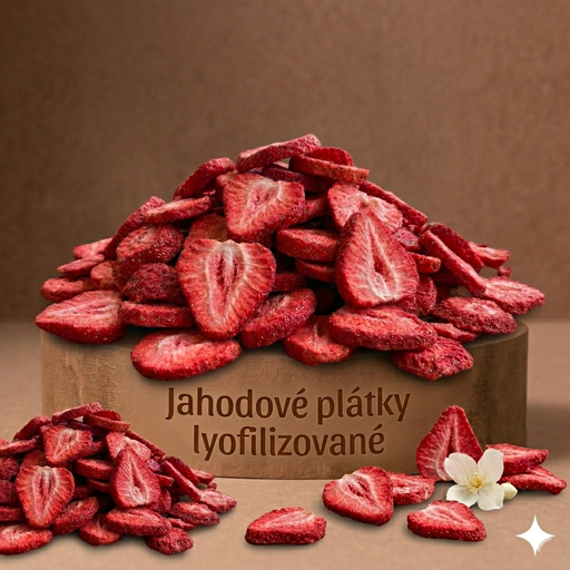 [632K] Lyofilizované plátky jahôd 8 kg LES FRUITS DU PARADIS