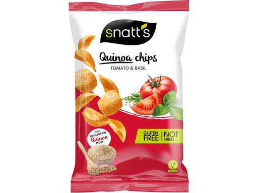[ST10185] Quinoa chipsy paradajky, bazalka 85g , Snatt's 85 g SNATT´S