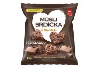 [SEM11541] Müsli srdiečka s čokoládou 50 g SEMIX