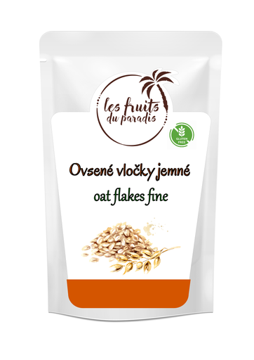 [005-1] Ovsené vločky s klíčkami bezlepkové 1 kg LES FRUITS DU PARADIS