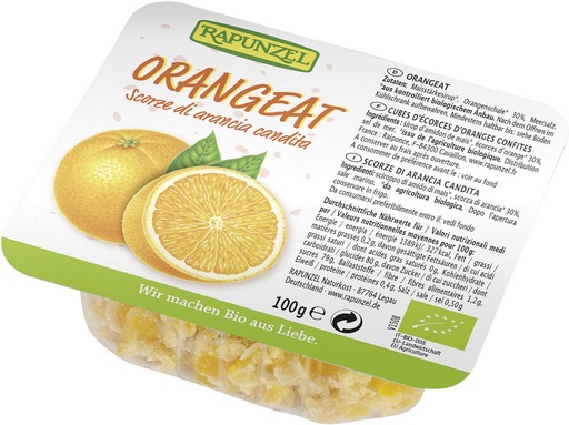 [BSMART9557] Kandizovaná pomarančová kôra BIO RAPUNZEL 100 g RAPUNZEL