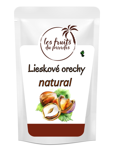 [597-1] Lieskové orechy Natural 13-15 500 g LES FRUITS DU PARADIS