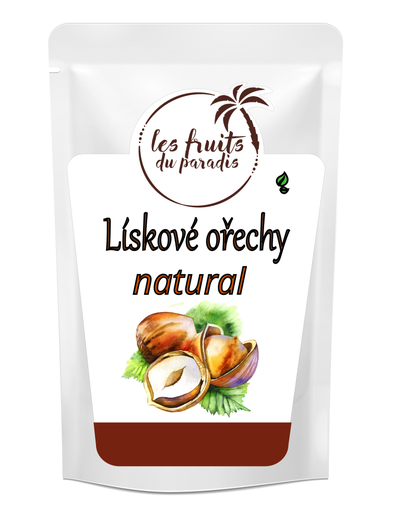 [597-1] Lieskové orechy Natural 13-15 500 g LES FRUITS DU PARADIS