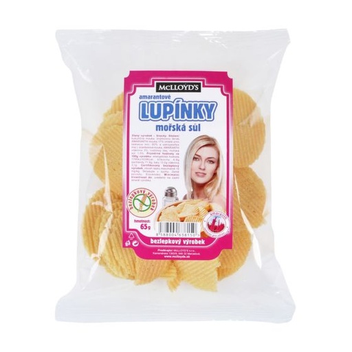 Lupínky bezl.-mořská sůl 65g, MCLLOYD´S 65 g