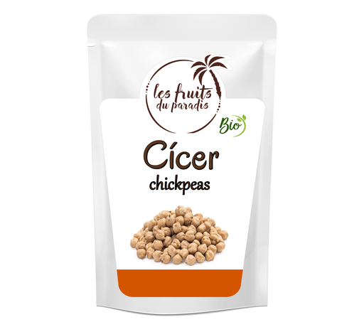 [908-1] Cícer 7-8 mm BIO 1 kg LES FRUITS DU PARADIS