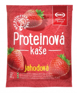 [SEM01102] Proteínová kaša Jahoda 65g SEMIX 65 g SEMIX
