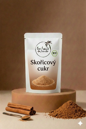 [00042-1] Škoricový cukor 13% BIO 250 g LES FRUITS DU PARADIS