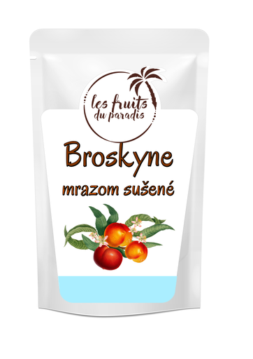 [00054-1] Lyofilizované plátky broskýň 100 g LES FRUITS DU PARADIS