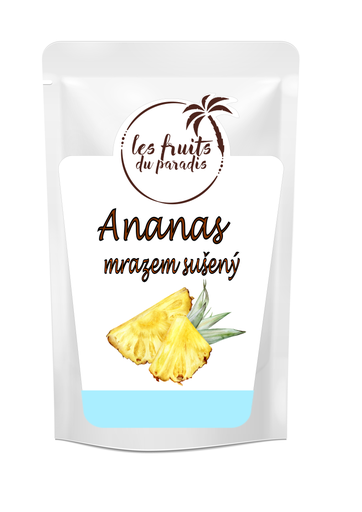 [00056-1] Kúsky ananásu sušené mrazom 100 g LES FRUITS DU PARADIS