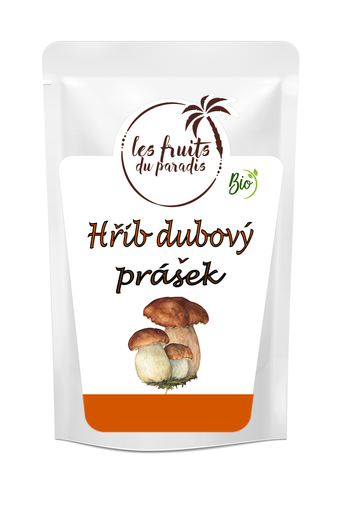 [00064-1] Hríb dubový sušený 1-3 mm BIO 125 g LES FRUITS DU PARADIS