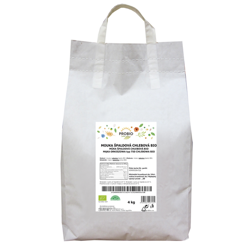 [P70318] GASTRO - Špaldová múka chlebová BIO 4 kg PROBIO