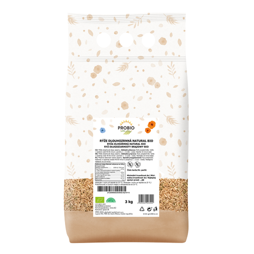 [P77011] GASTRO - Dlhozrnná ryža prírodná BIO 3 kg PROBIO