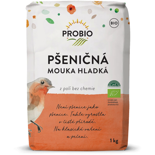 [P910116] Hladká pšeničná múka BIO 1 kg PROBIO