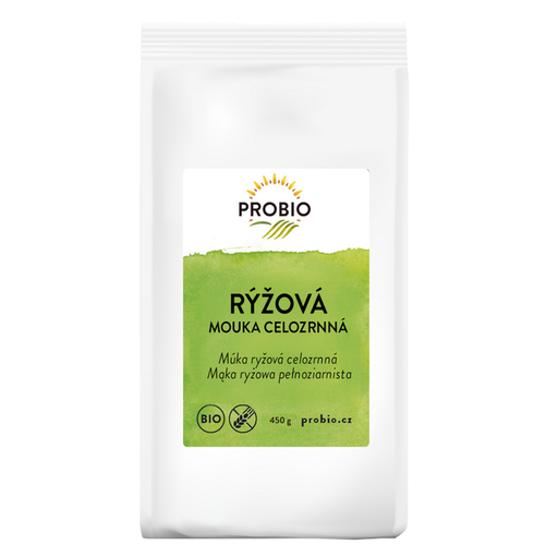 [P910203] Celozrnná ryžová múka BIO 450 g PROBIO