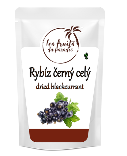 [00092-1] Čierne ríbezle sušené celé 1 kg LES FRUITS DU PARADIS