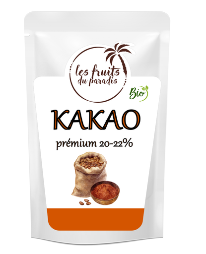 [00096-1] Kakaový prášok 20-22 % BIO 1 kg LES FRUITS DU PARADIS