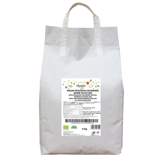 [P70216] GASTRO - Hrubo mletá celozrnná špaldová múka BIO 4 kg PROBIO