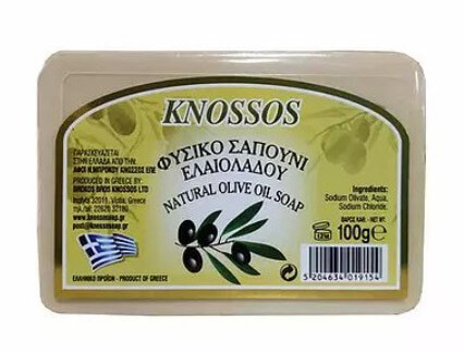 [KN001] Olivové mydlo biele 100 g KNOSSOS