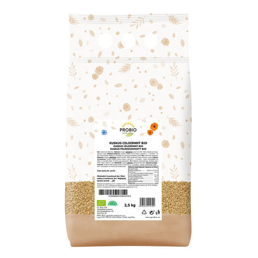 [P70111] Celozrnný kuskus BIO 2.5 kg PROBIO