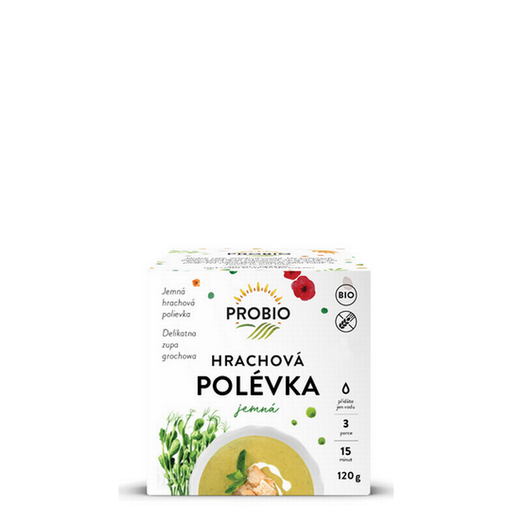 [PRO910196] Jemná hrachová polievka BIO 120 g PROBIO