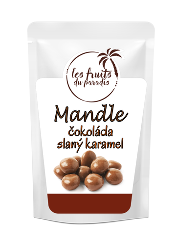 [00200-1] Mandle v čokoláde so slaným karamelom 250 g LES FRUITS DU PARADIS