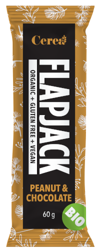 [C020] Flapjack BIO arašidy a čokoláda 60 g CEREA