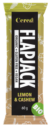 [C021] Flapjack BIO s citrónom a kešu 60 g CEREA