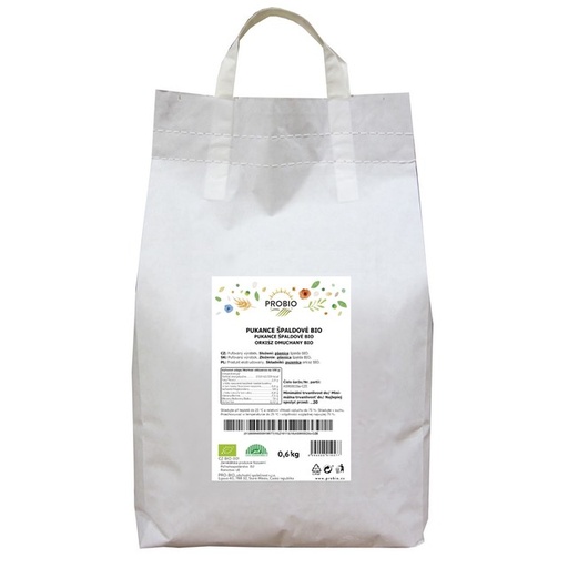 [PRO70904] Špaldové pukance BIO 600 g PROBIO