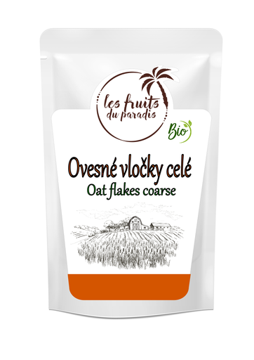 [00510-1] Ovsené vločky celé BIO 1 kg LES FRUITS DU PARADIS