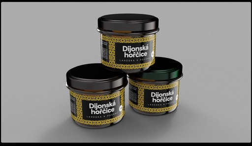 [00575-1] Dijonská horčica 170 g LES FRUITS DU PARADIS