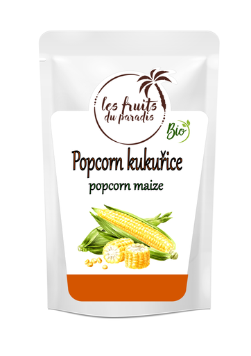[00643-1] BIO popcorn kukurica 1 kg LES FRUITS DU PARADIS