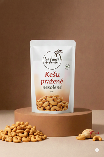 [00707-1] Kešu oriešky pražené nesolené BIO 200 g LES FRUITS DU PARADIS