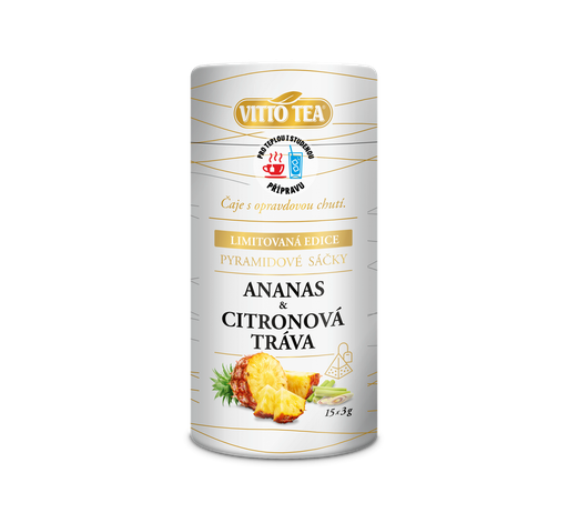 [V25074] TUBUS Hot & Cold ananás a citrónová tráva 45 g VITTO TEA