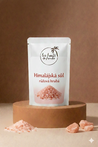 [00765-1] Himalájska soľ ružová hrubá 500 g LES FRUITS DU PARADIS