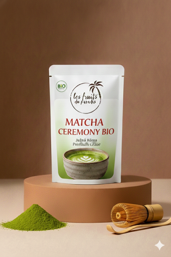 [00780-1] Matcha Ceremony BIO Južná Kórea 250 g LES FRUITS DU PARADIS