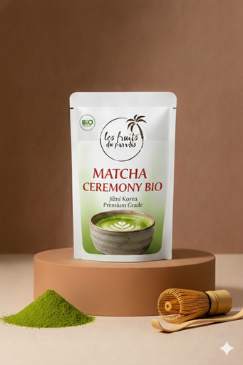 [00780-1] Matcha Ceremony BIO Južná Kórea 250 g LES FRUITS DU PARADIS