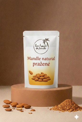 [00796-1] Mandle prírodné pražené CZ 3 kg LES FRUITS DU PARADIS