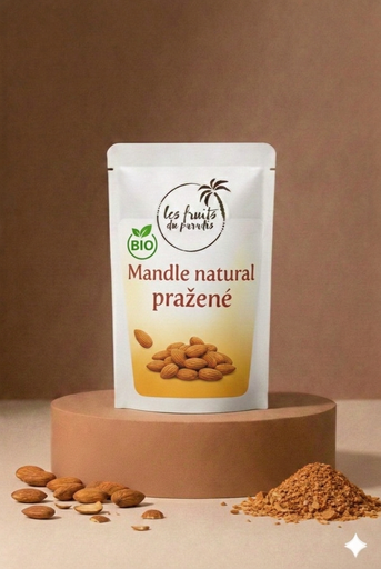 [00797-1] Mandle prírodné pražené BIO 3 kg LES FRUITS DU PARADIS