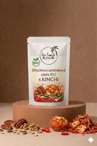 [00818-1] Zmes orechov a semien BIO s KIMCHI 300 g LES FRUITS DU PARADIS