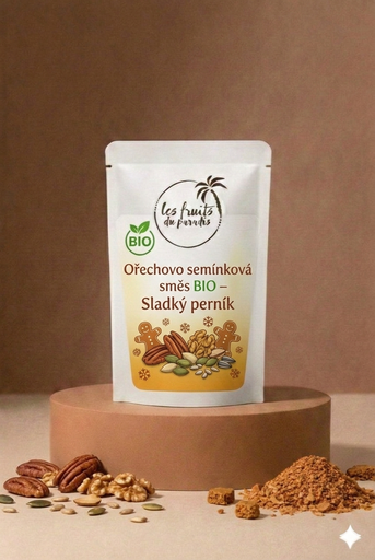 [00829-1] Zmes orechov a semien BIO - Sladký perník 300 g LES FRUITS DU PARADIS