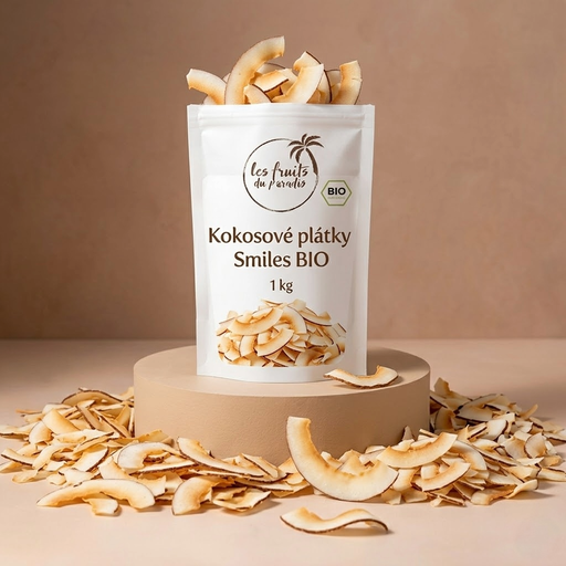[00835-1] Kokosové plátky - Smiles BIO 200 g LES FRUITS DU PARADIS