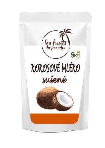 [864-1] Sušené kokosové mlieko BIO 250 g LES FRUITS DU PARADIS