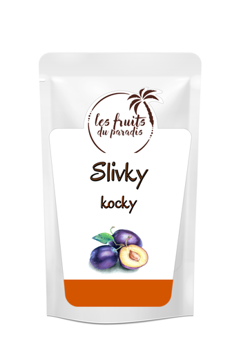 [694-1] Slivkové kocky 500 g LES FRUITS DU PARADIS